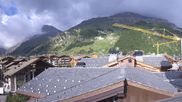 Archived webcam image showing Val d'Isère Village on 1 Jul 2026 at 08:13