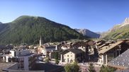 Archiviertes Webcam Bild: Val d'Isère Dorf am 12.07.2026 um 08:49 Uhr