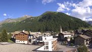 Archived webcam image showing Val d'Isère Village on 12 Jul 2026 at 18:11