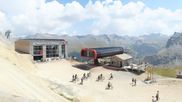 Archived webcam image showing Rocher de Bellevarde in Val d'Isère on 13 Aug 2026 at 14:16