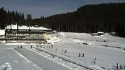 Archived webcam image showing Biathlon Centre Triglav Pokljuka on 26 Feb 2026 at 14:10