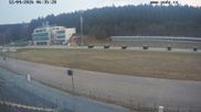 Archiviertes Webcam Bild: Biathlon Arena Nové Město - Blick zum Schießstand am 12.04.2026 um 06:46 Uhr