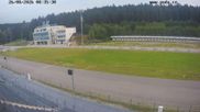 Archiviertes Webcam Bild: Biathlon Arena Nové Město - Blick zum Schießstand am 26.08.2026 um 08:23 Uhr