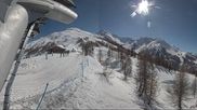 Archiviertes Webcam Bild: Sestriere: Area Banchetta am Feb 26, 2026 um 12:19 PM Uhr