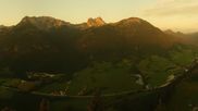 Archiviertes Webcam Bild: Pfronten: Blick von der Burgruine Falkenstein am 11.08.2026 um 06:09 Uhr