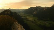 Archiviertes Webcam Bild: Pfronten: Blick von der Burgruine Falkenstein am 24.08.2026 um 06:19 Uhr