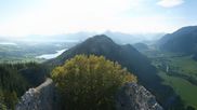 Archiviertes Webcam Bild: Pfronten: Blick von der Burgruine Falkenstein am 24.08.2026 um 08:19 Uhr
