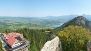 Archiviertes Webcam Bild: Pfronten: Blick von der Burgruine Falkenstein am 24.08.2026 um 12:19 Uhr