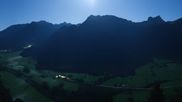 Archiviertes Webcam Bild: Pfronten: Blick von der Burgruine Falkenstein am 27.08.2026 um 00:04 Uhr