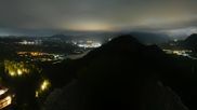 Archiviertes Webcam Bild: Pfronten: Blick von der Burgruine Falkenstein am 21.09.2026 um 22:21 Uhr