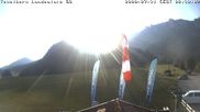 Archived webcam image showing Tegelberg: View Falkenlift on 31 Jul 2026 at 08:26