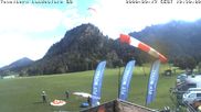 Archived webcam image showing Tegelberg: View Falkenlift on 17 Sep 2026 at 12:00
