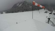 Archived webcam image showing Tegelberg: View Falkenlift on 27 Mar 2026 at 08:03