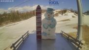 Archived webcam image showing Snow Depth Vogel Ski Center on 26 Apr 2026 at 16:40