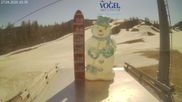 Archived webcam image showing Snow Depth Vogel Ski Center on 27 Apr 2026 at 10:24