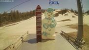 Archived webcam image showing Snow Depth Vogel Ski Center on 27 Apr 2026 at 12:00