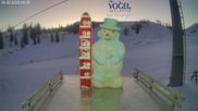 Archived webcam image showing Snow Depth Vogel Ski Center on 26 Feb 2026 at 06:42