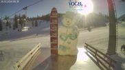 Archived webcam image showing Snow Depth Vogel Ski Center on 26 Feb 2026 at 08:42