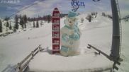 Archived webcam image showing Snow Depth Vogel Ski Center on 27 Mar 2026 at 12:10