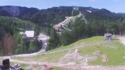 Archived webcam image showing Upper station cable car Vogel on 18 Jun 2026 at 08:16