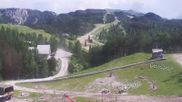 Archived webcam image showing Upper station cable car Vogel on 18 Jun 2026 at 16:16