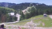 Archived webcam image showing Upper station cable car Vogel on 18 Jun 2026 at 10:16