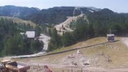 Archived webcam image showing Upper station cable car Vogel on 6 Aug 2026 at 10:00