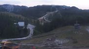 Archived webcam image showing Upper station cable car Vogel on 6 Aug 2026 at 20:00