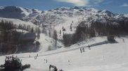 Archived webcam image showing Upper station cable car Vogel on 26 Feb 2026 at 12:56