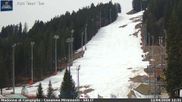 Archiviertes Webcam Bild: Madonna di Campiglio: Weltcup Piste Canalone Miramonti am 12.04.2026 um 12:57 Uhr