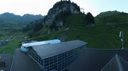 Archived webcam image showing Roundshot Maegisalp Meiringen Hasliberg on 1 Aug 2026 at 07:52