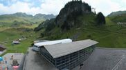 Archived webcam image showing Roundshot Maegisalp Meiringen Hasliberg on 1 Aug 2026 at 12:52