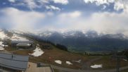 Archived webcam image showing Kaeserstatt Roundshot Meiringen Hasliberg on 3 May 2026 at 14:21