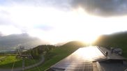 Archived webcam image showing Kaeserstatt Roundshot Meiringen Hasliberg on 15 Jun 2026 at 20:11