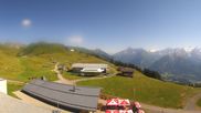 Archived webcam image showing Kaeserstatt Roundshot Meiringen Hasliberg on 12 Jul 2026 at 16:38