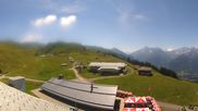 Archived webcam image showing Kaeserstatt Roundshot Meiringen Hasliberg on 12 Jul 2026 at 12:38