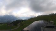 Archived webcam image showing Kaeserstatt Roundshot Meiringen Hasliberg on 27 Jul 2026 at 08:30