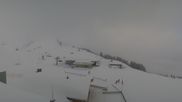 Archived webcam image showing Kaeserstatt Roundshot Meiringen Hasliberg on 29 Mar 2026 at 08:50