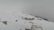 Archived webcam image showing Kaeserstatt Roundshot Meiringen Hasliberg on 29 Mar 2026 at 14:50