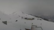 Archived webcam image showing Kaeserstatt Roundshot Meiringen Hasliberg on 29 Mar 2026 at 18:50