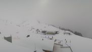 Archived webcam image showing Kaeserstatt Roundshot Meiringen Hasliberg on 29 Mar 2026 at 12:50