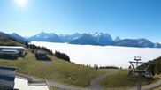 Archived webcam image showing Kaeserstatt Roundshot Meiringen Hasliberg on 30 Oct 2026 at 10:05