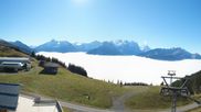 Archived webcam image showing Kaeserstatt Roundshot Meiringen Hasliberg on 30 Oct 2026 at 12:05