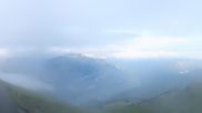 Archived webcam image showing Alpen Tower Roundshot Meiringen Hasliberg on 26 Jul 2026 at 07:42
