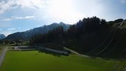 Archived webcam image showing Casino Arena Seefeld: Panorama on 18 May 2026 at 08:32