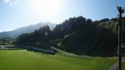Archived webcam image showing Biathlon Center Seefeld on 28 May 2026 at 08:53