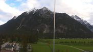 Archived webcam image showing Panoramic view Leutasch on 18 May 2026 at 06:47
