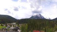 Archived webcam image showing Panoramic view Leutasch on 18 May 2026 at 12:47