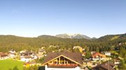 Archived webcam image showing Panoramic view Leutasch on 12 Jul 2026 at 18:34