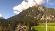 Archiviertes Webcam Bild: Blick auf Leutasch am 12.10.2026 um 14:31 Uhr